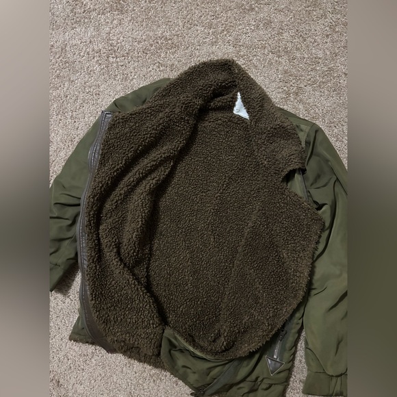 Anthropologie Oversized Sherpa-Lined Parka Jacket Size Small - Picture 4 of 7